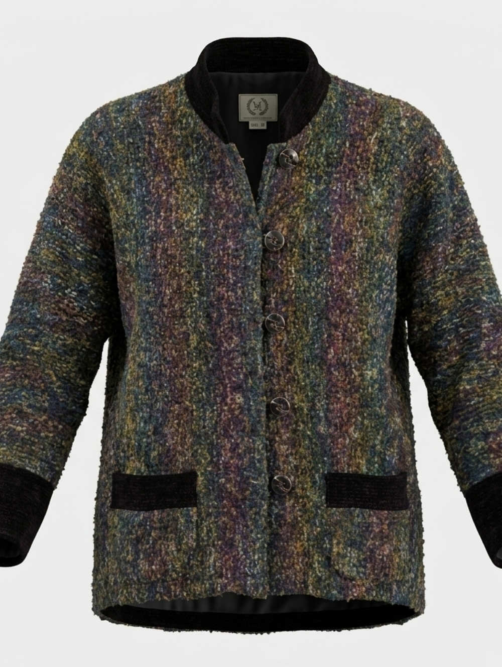Lucille Crighton Handwoven Artisan Jacket/Blazer/Shaket One Size Fits All